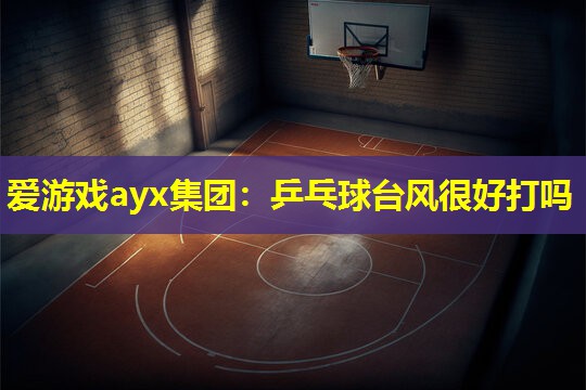 爱游戏ayx集团：乒乓球台风很好打吗