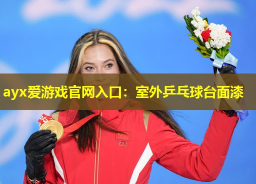 ayx爱游戏官网入口：室外乒乓球台面漆