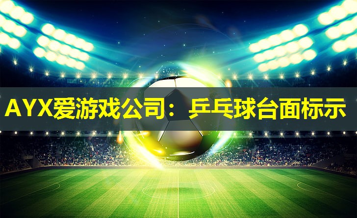 AYX爱游戏公司：乒乓球台面标示