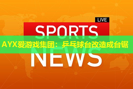 AYX爱游戏集团：乒乓球台改造成台锯