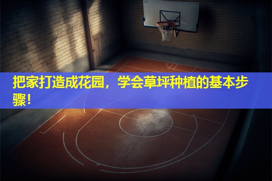 把家打造成花园，学会草坪种植的基本步骤！