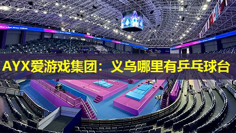 义乌哪里有乒乓球台 义乌哪里有乒乓球台