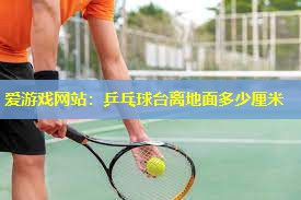 乒乓球台离地面多少厘米 乒乓球台离地面多少厘米